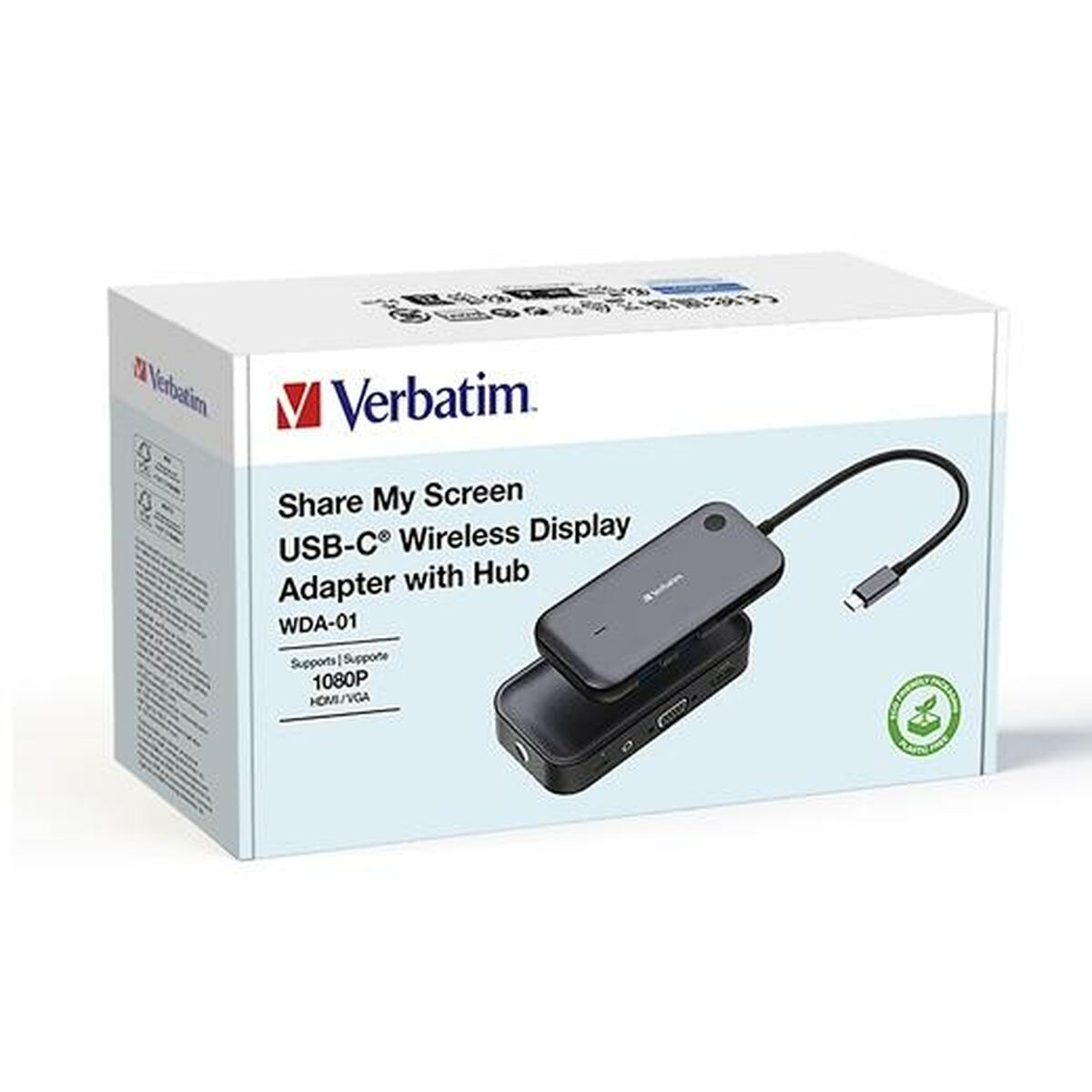 USB-C Adaptor Verbatim Share my Screen Full HD-0