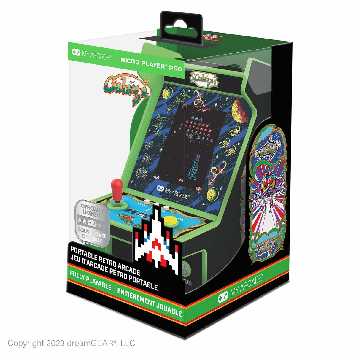 Mini Arcade Game Machine My Arcade Galaga/Galaxian Retro (FR)-2