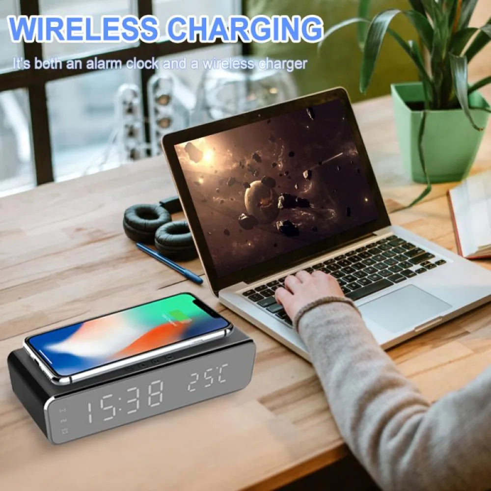 Vibe Geeks Wireless charger LED temperature alarm- USB Powered-1