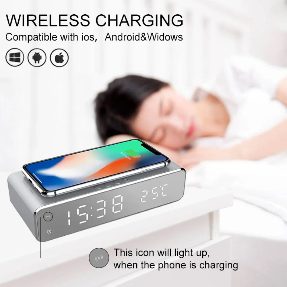 Vibe Geeks Wireless charger LED temperature alarm- USB Powered-3