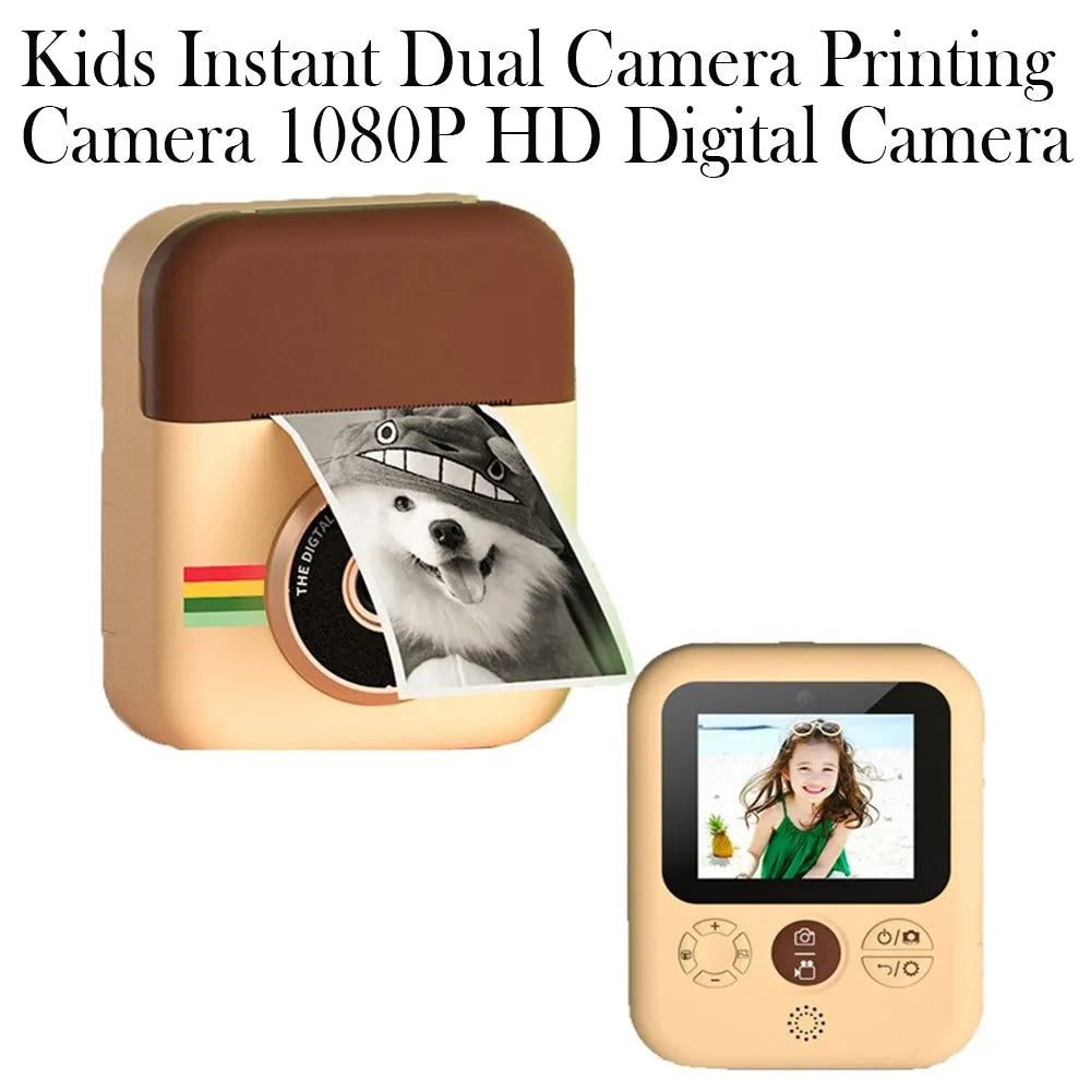 Vibe Geeks Thermal Printing Children’s Camera dual cameras with 2.4 inch HD screen- USB Charging-3