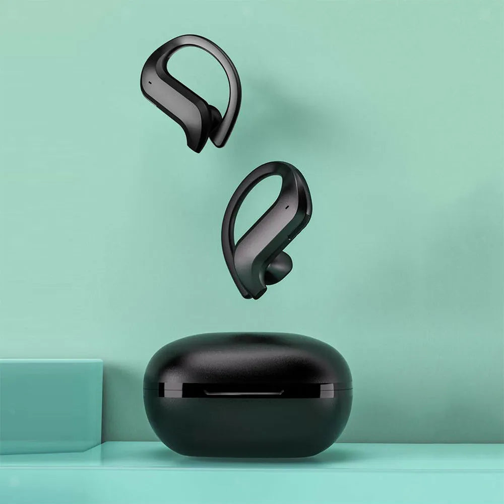 Vibe Geeks Wireless Bluetooth Hanging Ear Hooks for iOS and Android Devices- USB Charging-3