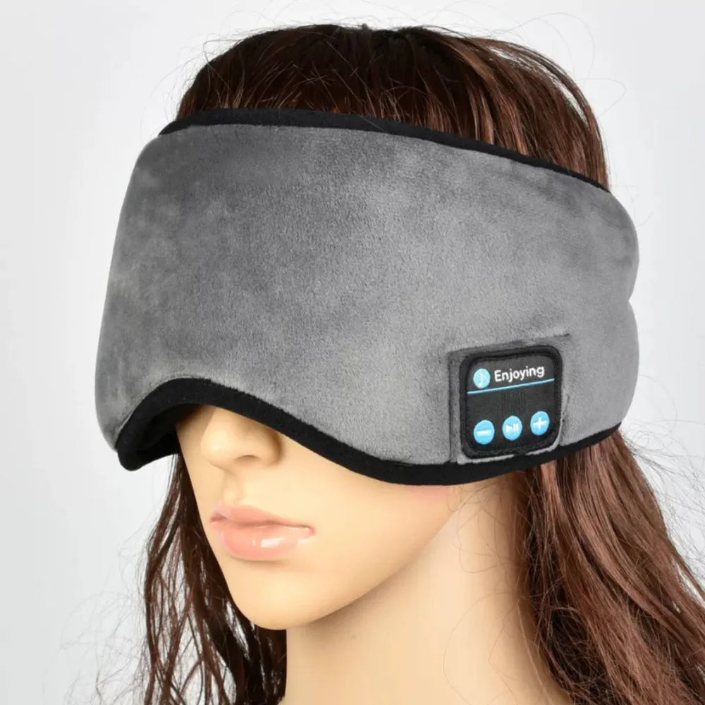 Vibe Geeks Wireless USB Rechargeable Washable Musical BT Sleeping Eye Mask-2