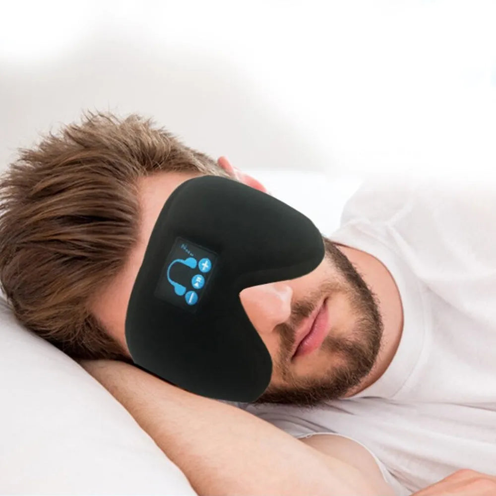 Vibe Geeks Bluetooth Sleeping Eye Mask and Headphones- USB Charging-2