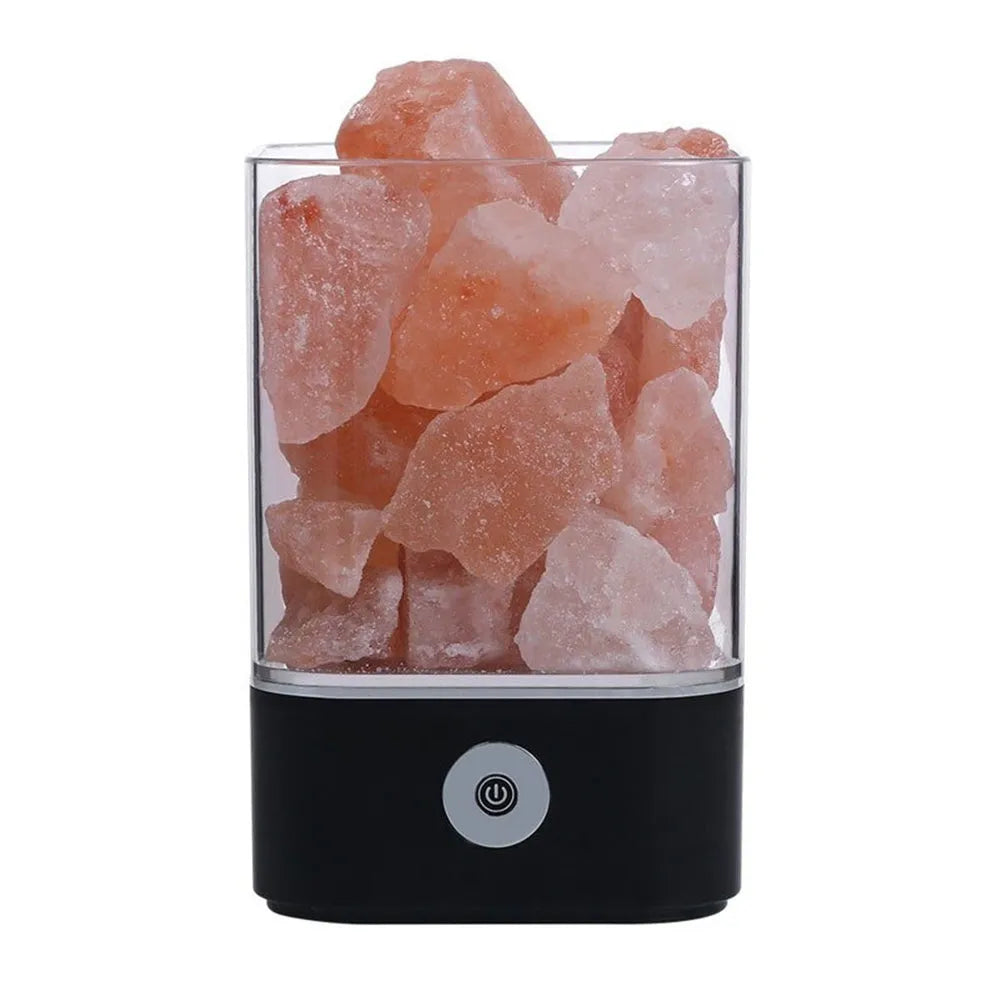 Vibe Geeks Ultrasonic Aromatherapy Himalayan Salt Lamp and Diffuser- USB Powered-0