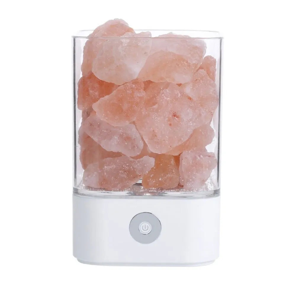 Vibe Geeks Ultrasonic Aromatherapy Himalayan Salt Lamp and Diffuser- USB Powered-1