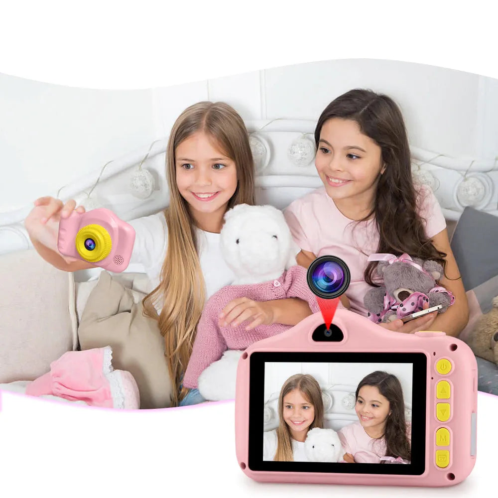 Vibe Geeks USB Rechargeable 28MP 3.5 Inch Large Screen Children’s Camera-3