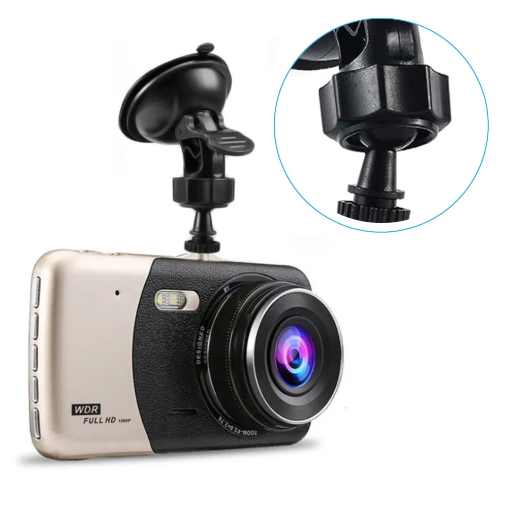 Vibe Geeks 1080P HD Dual Lens Car Dash Cam-3