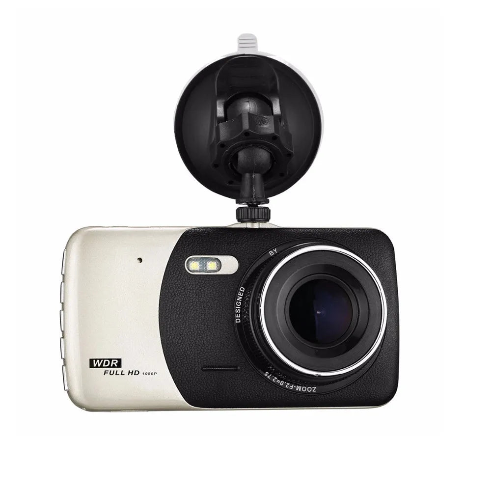 Vibe Geeks 1080P HD Dual Lens Car Dash Cam-1