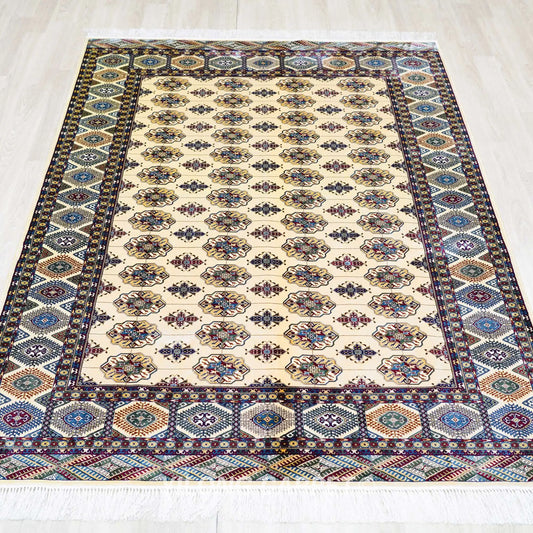 152x213cm Handmade Silk Carpet Home Decor All Over Interior Area Rug (YWX275A)