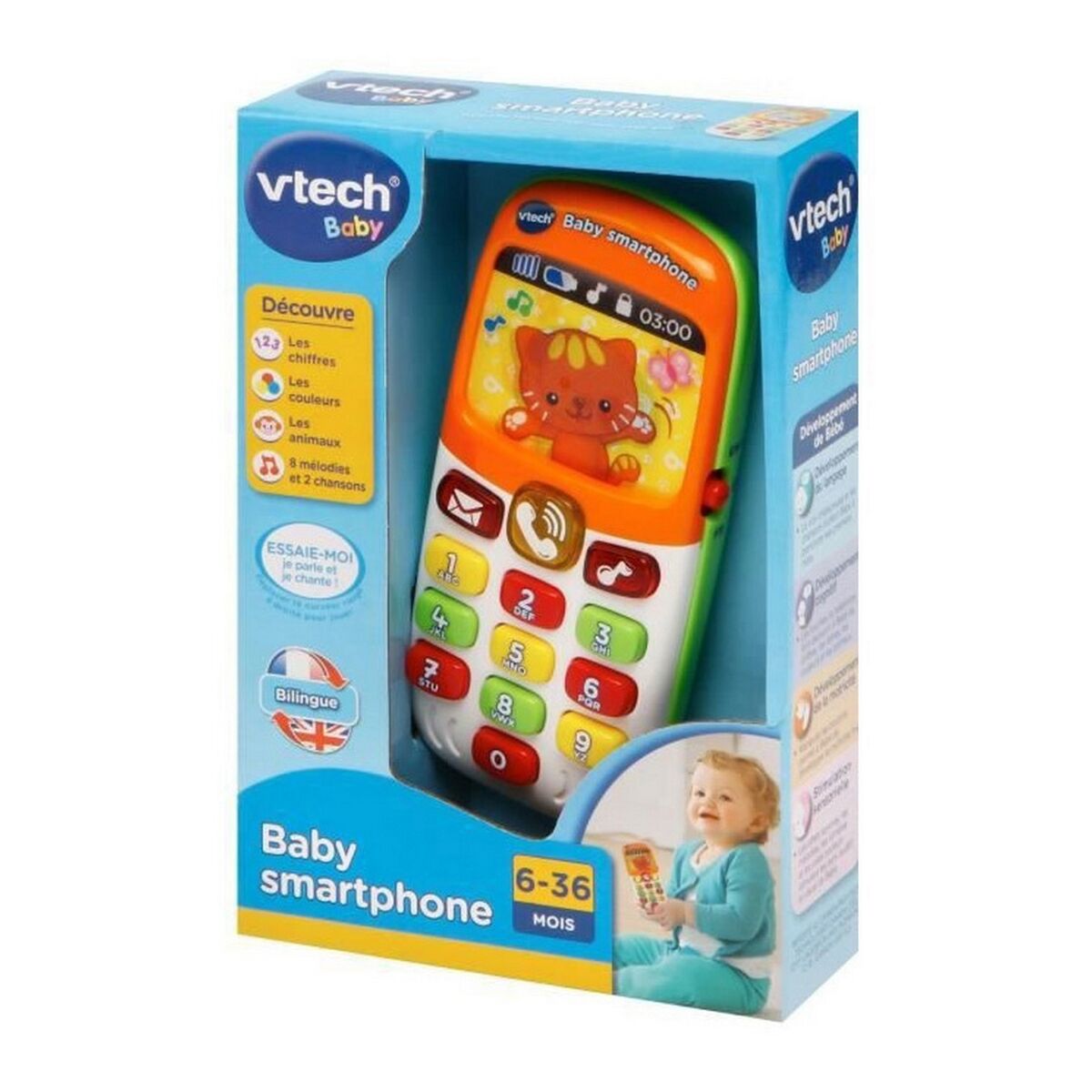 Legetøjstelefon Vtech Baby Baby Bilingual Smartphone (FR)-1