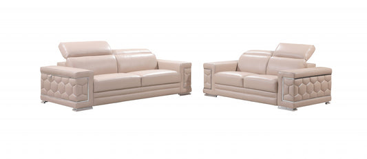 160" X 82" X 66" Beige  Sofa Love-0