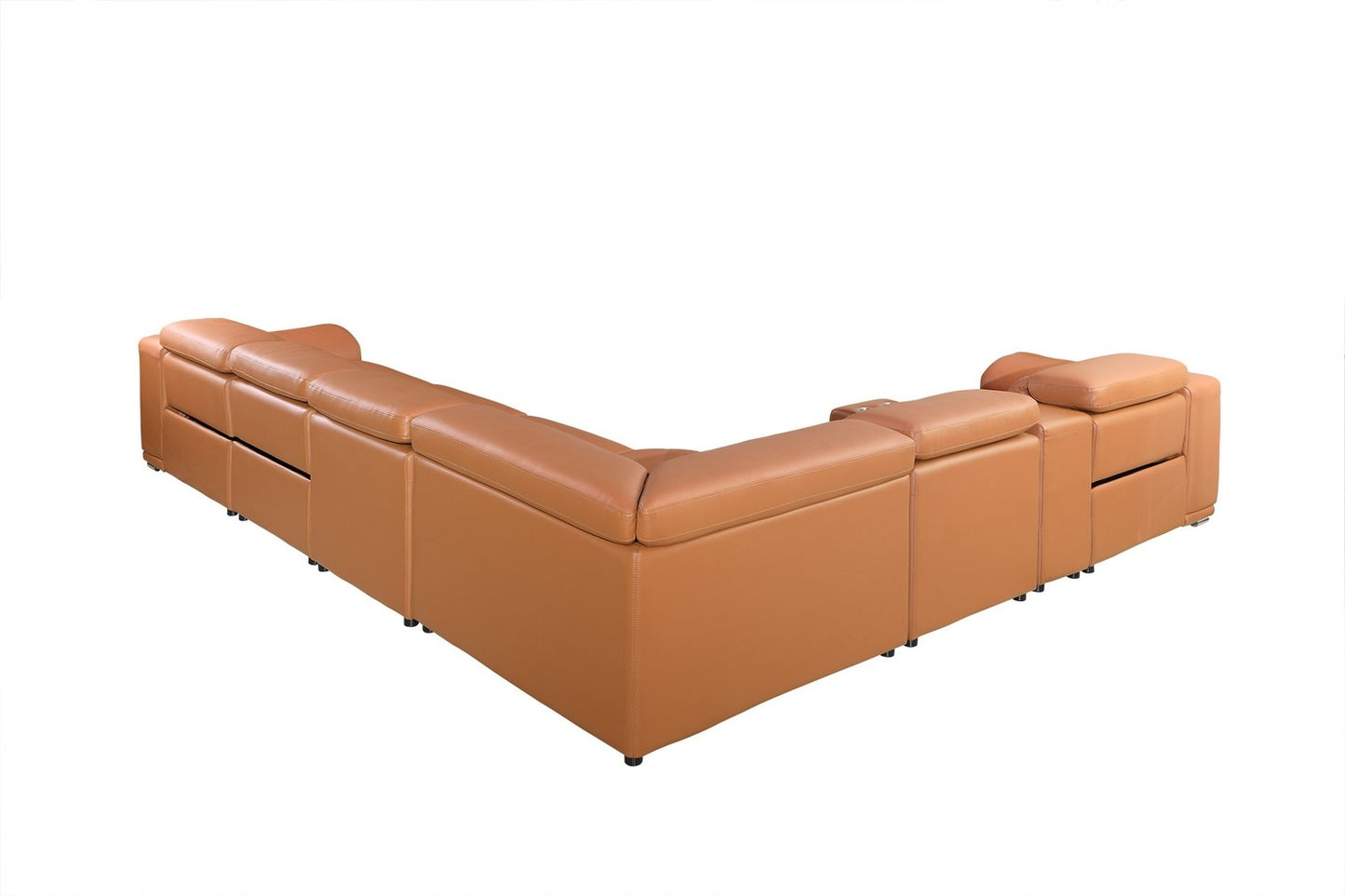 154" X 200" X 162".2 Camel Power Reclining 8PC Sectional-1