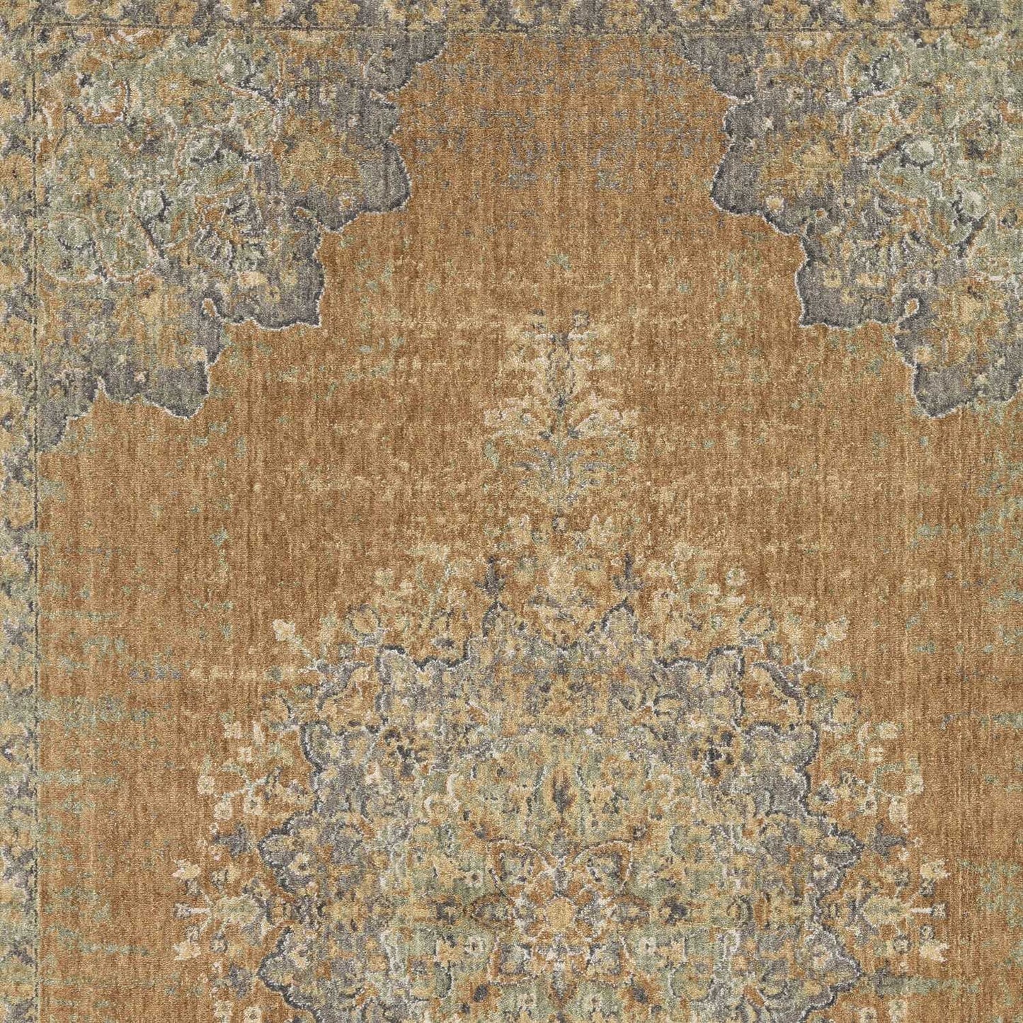 108 X 156 Coffee Wool Rug-2