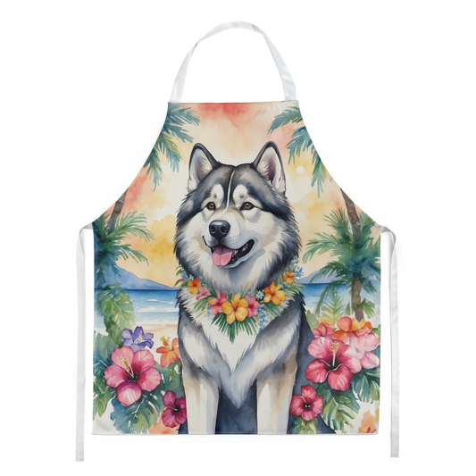 Alaskan Malamute Luau Apron