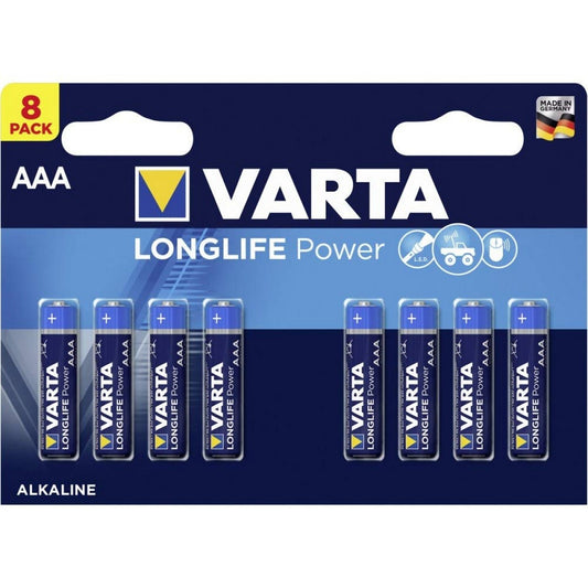 Batterier Varta Long Life Power AAA LR3 (8 Dele)-0