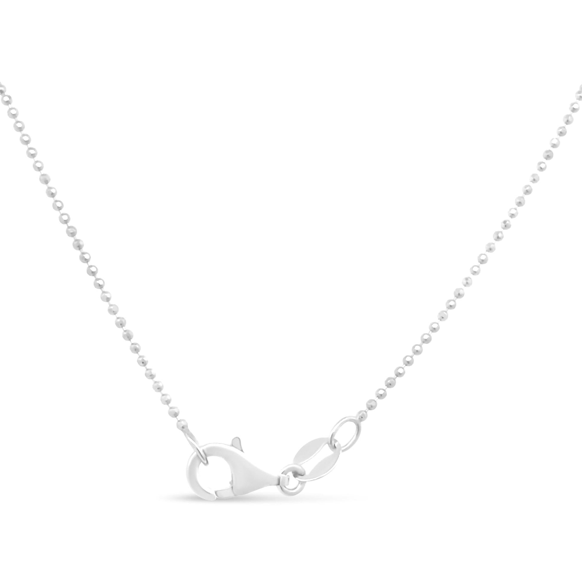 .925 Sterling Silver 0.7mm Slim and Dainty Unisex 18" Inch Ball Bead Chain Necklace-4