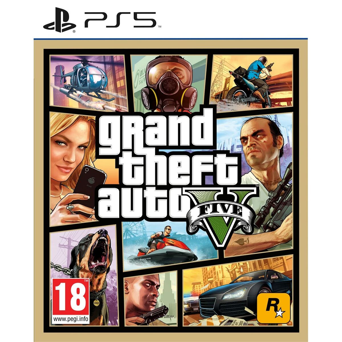 PlayStation 5 spil Sony GTA V PS5-0