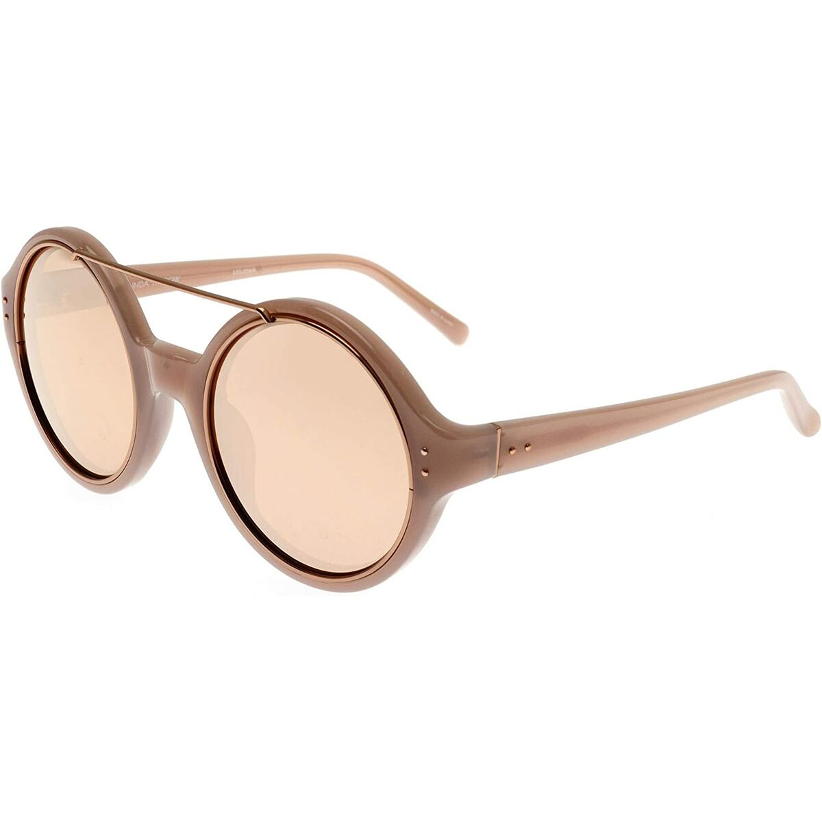 Solbriller til kvinder Linda Farrow 376 DUSKY ROSE GOLD-0