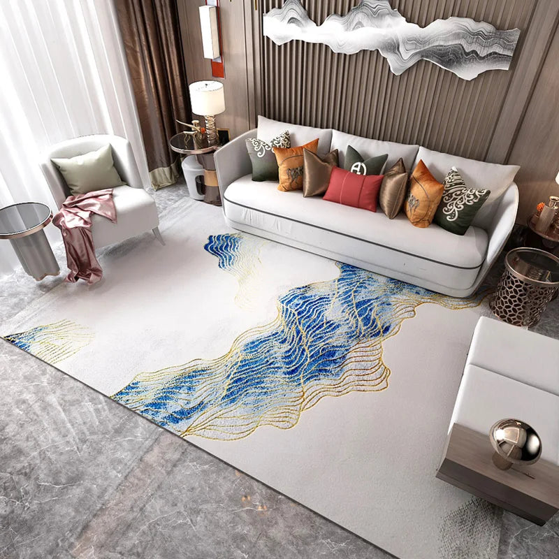 Nordic Concise Carpets For Living Room Modern Light Luxury Bedroom Bedside Rug Home Coffee Table Floor Cushion Large Area Mat