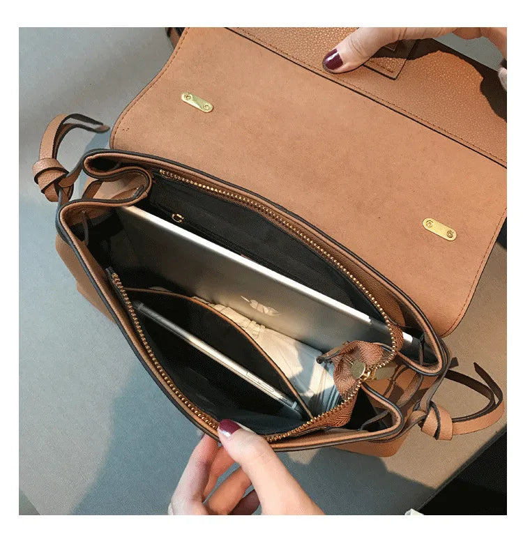 Fashion Design Women's Handbag Real Leather Female Shoulder Bags 2024 Vintage Large Luxury Crossbody Bag High Quality