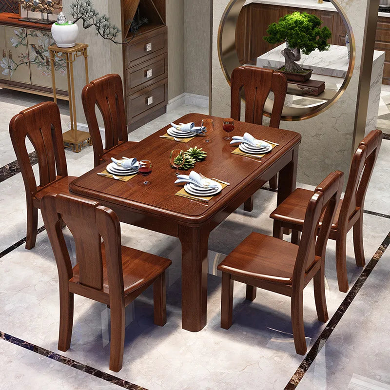 e walnut solid wood dining table dining table chair 1.5m table