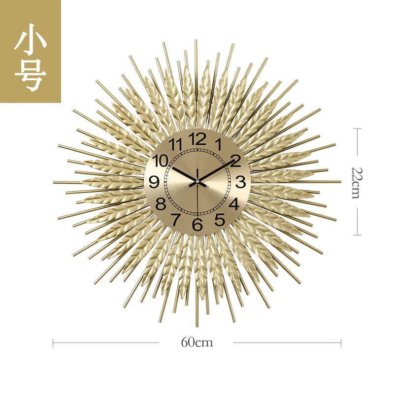 Nordic creative clock fashion living room wall clock bedroom home wall watch modern minimalist personality atmospheric clock