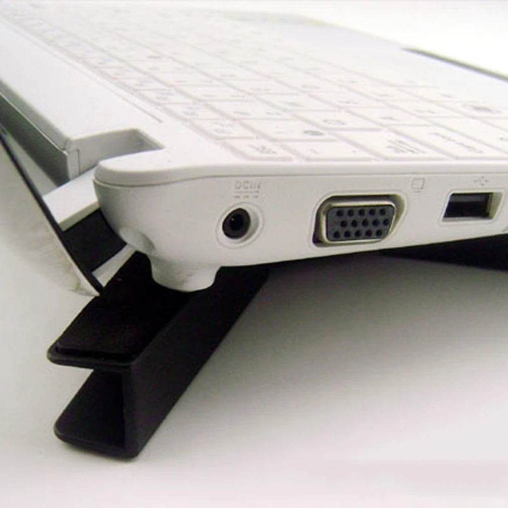 Laptop Stand with Dual Cooling Fans - Foldable Support Rack