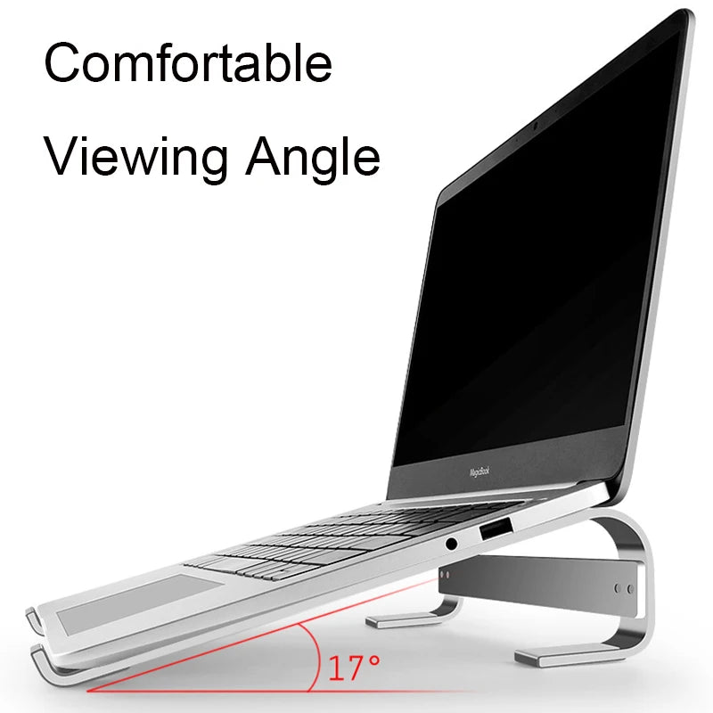 Portable Laptop Stand Aluminium Notebook Support Base Cooler Holder Mount For Desk Air Macbook Pro 13 14 15 15.6 Lap Top Notbook