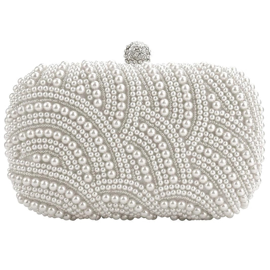 Fashion Clutch Bag Beaded Party Bridal Handbag Wedding Evening Purse