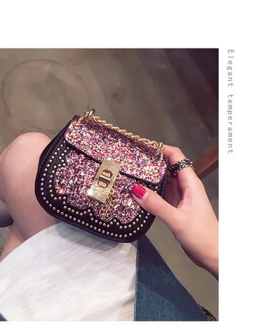 by dhl or ems 100pcs 2017 New Version Children Girl Crossbody Bag Single Shoulder Wallet Pig Bag Female Package Lady Evening bag