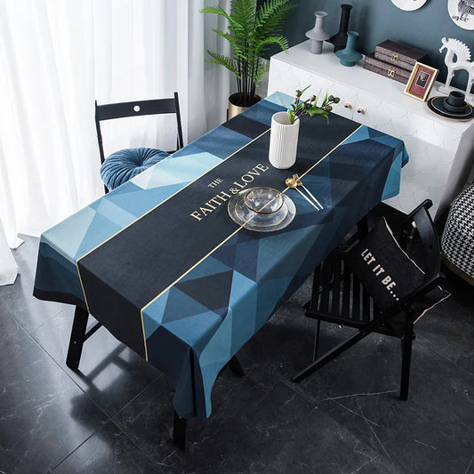 Light Luxury High-end Tablecloth Hotel Restaurant Decorative Tablecloth One Piece Table Cloth Home Kitchen Decoration Tablecloth