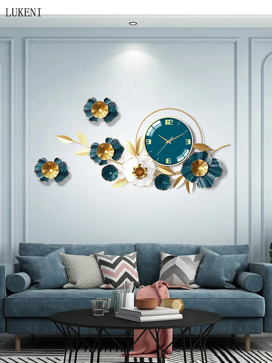 Clocks wall clocks living room home fashion creative modern minimalist decorative light luxury style Nordic wall clock