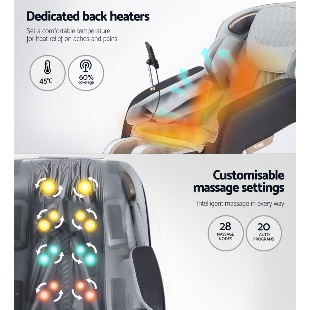 Livemor Massage Chair Electric Recliner Massager Meletao-3