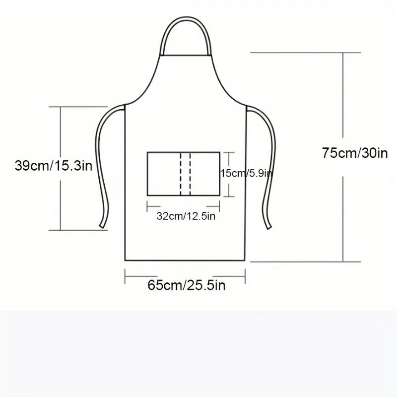 12pcs apron Modern minimalist waterproof sleeveless neck hanging server work uniform apron can be customized kitchen apron