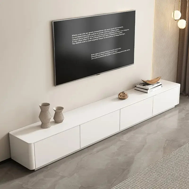 Rock Nordic Slab Coffee Tables for Living Room Simple White TV Cabinet Table Set Modern Center Table Living Room Furniture