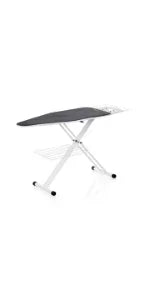 Reliable 320LB Home Ironing Board - Made in Italy 2-in-1 Home Ironing Table with Large 55 Inch Pressing Surface (Extended),