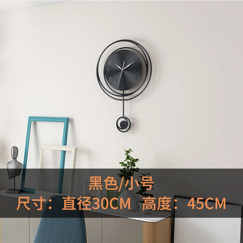 Future Space-time Wall Clock Living Room Fashion Home Clock Modern Minimalist Personality Creative Art Quartz Clock Wall Watch