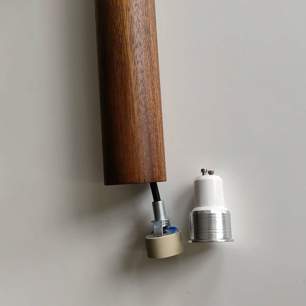 WELTIG Walnut Wood Pendant Lamp