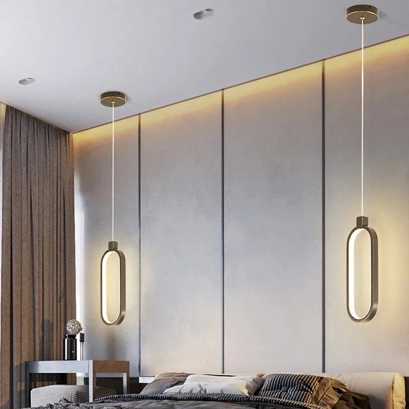 Modern LED Pendant Light Chandelier For Bedroom Bedside Living Dining Room Hanging Lamp Home Decor Indoor Lights Fixture luster