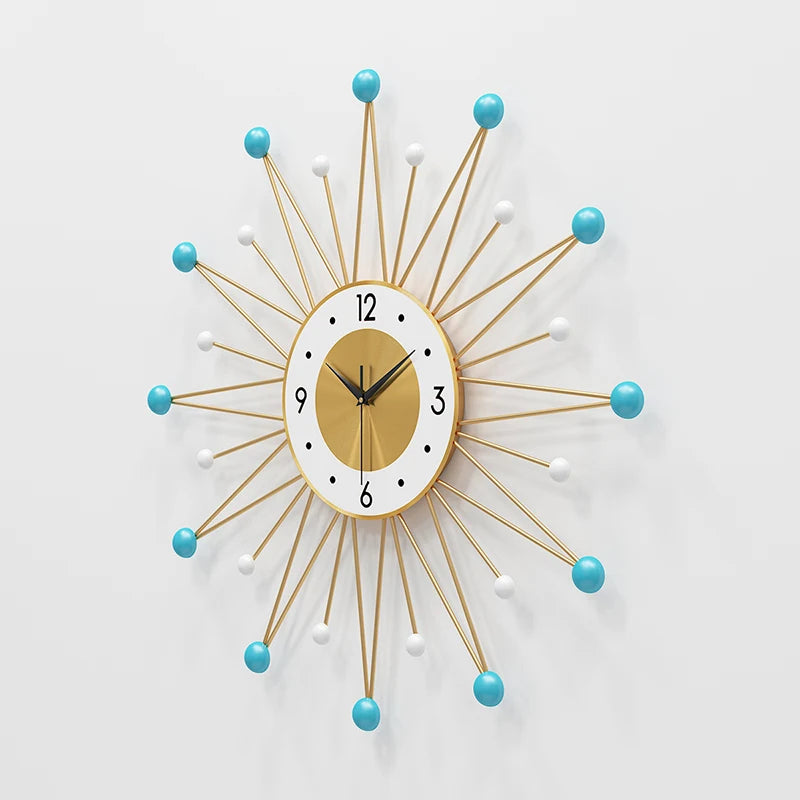 Luxury Big Wall Clock Modern Design Nordic Minimalist Silent Wall Clock Large Mediterranean Living Room Klok Home Decor