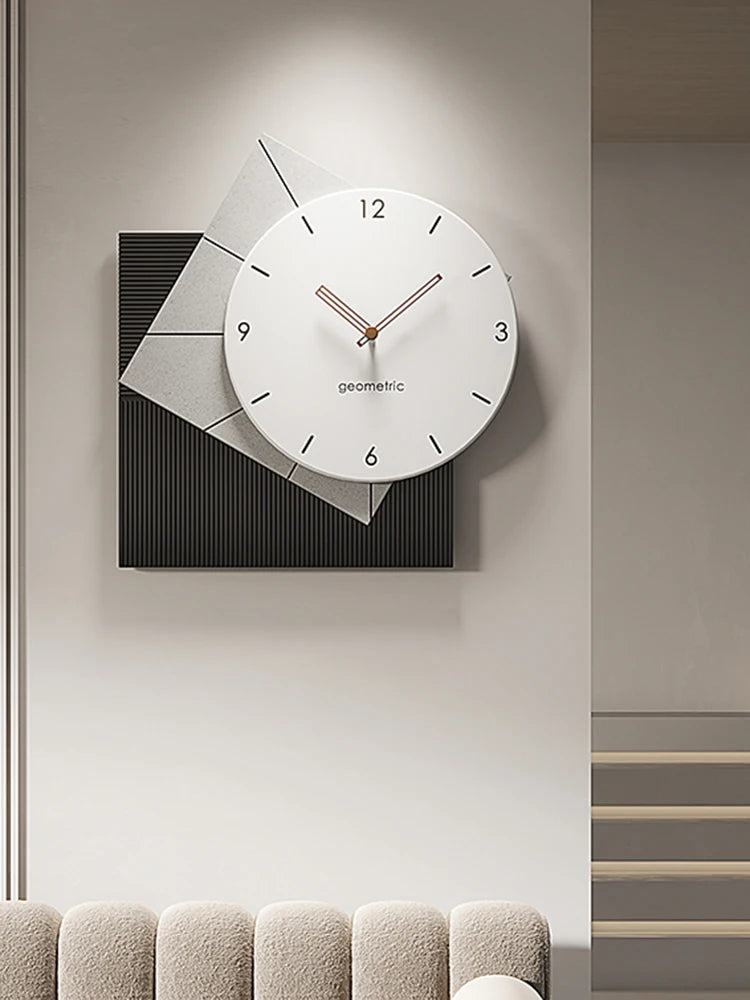 Creative clock wall clock living room 2022 new restaurant fashion modern minimalist dining table wall clock atmosphere