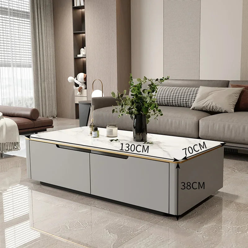 White Japanese Coffee Tables Living Room Luxury Minimalist Nordic Coffee Tables Modern Design Mesitas De Noche Home Furniture