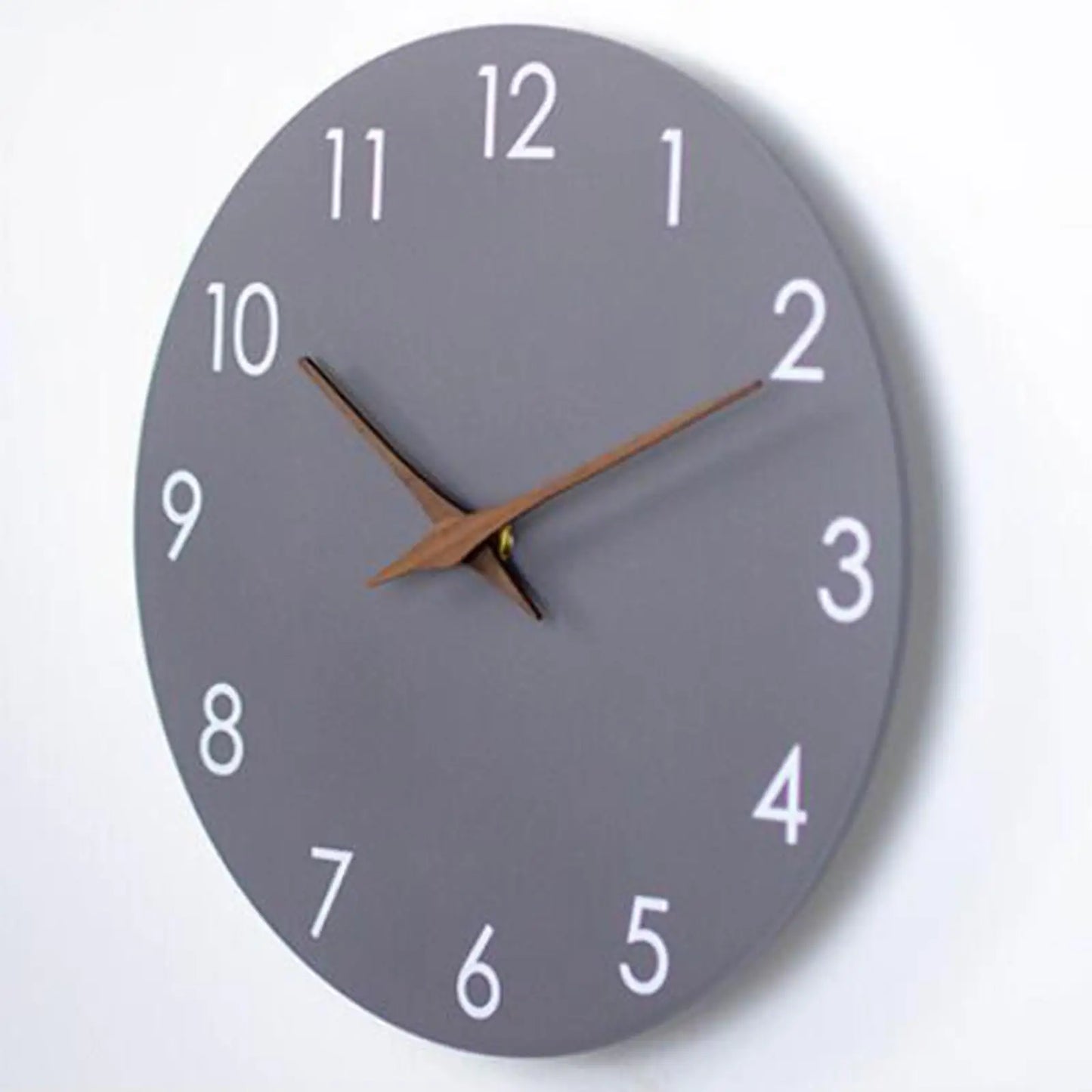 Wall Clock Minimalist No Ticking Modern Quiet 10inch Decorative Wall Clock