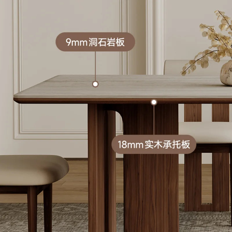 Entrance Table Wooden Chairs Study Kitchen Tables Set Dinning Solid Wood Dining Alternative Relaxing Chair Muebles Terrace