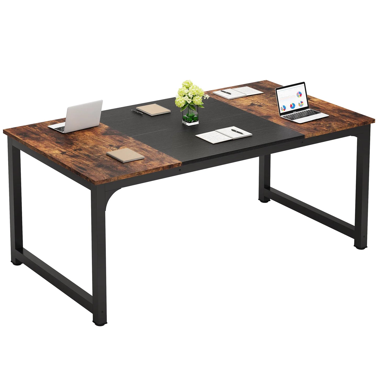 Tribesigns Modern Computer Desk Large Office Desk Computer Table Study Writing Desk Workstation for Home Office