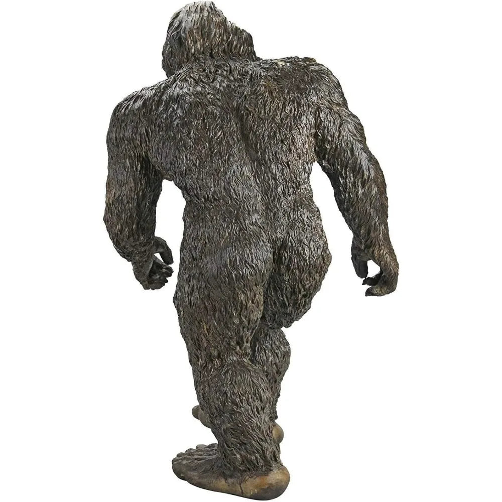 bigfoot the yeti indoor/outdoor garden statue cryptid sculpture, large, 28 inches tall, handcast polyres