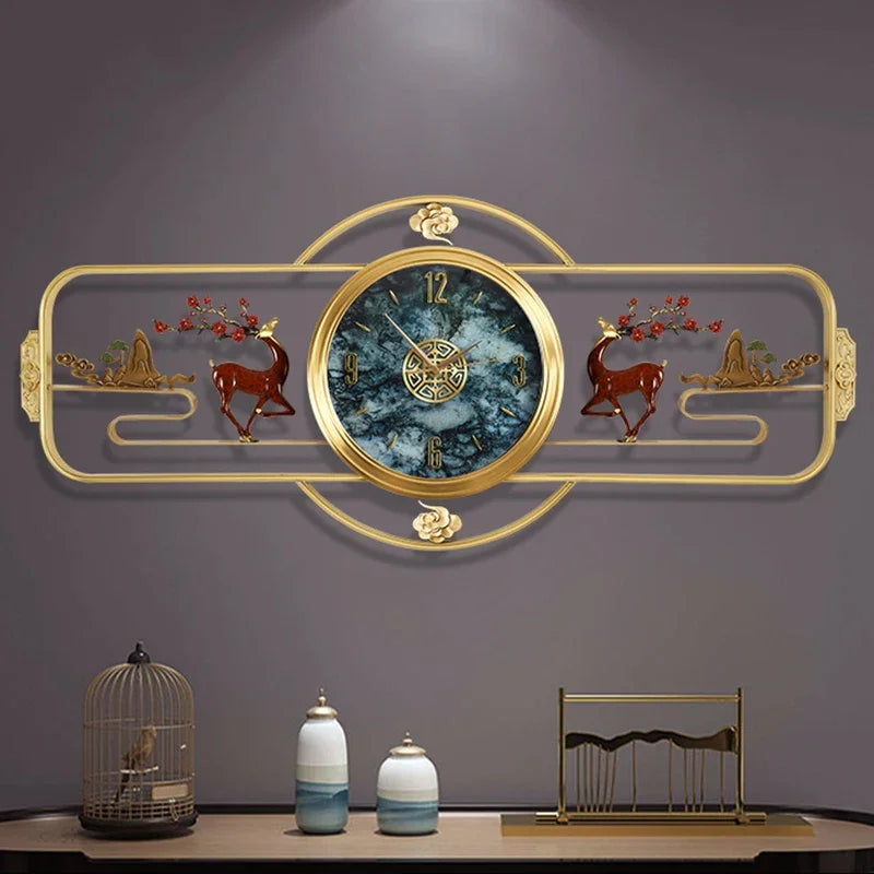 Digital Art Mural Wall Clocks Luxury Big Size Kitchen Modern Wooden Interior Clock Wall Aesthetic Reloj De Pared Wall Decor