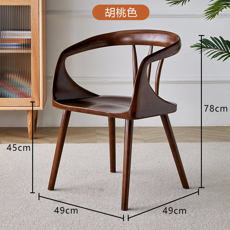 Support Work Naughty Chair Pillow Seat Pad Back Meditation Mid Century Modern Chair Wooden Silla Minimalista Office Furniture