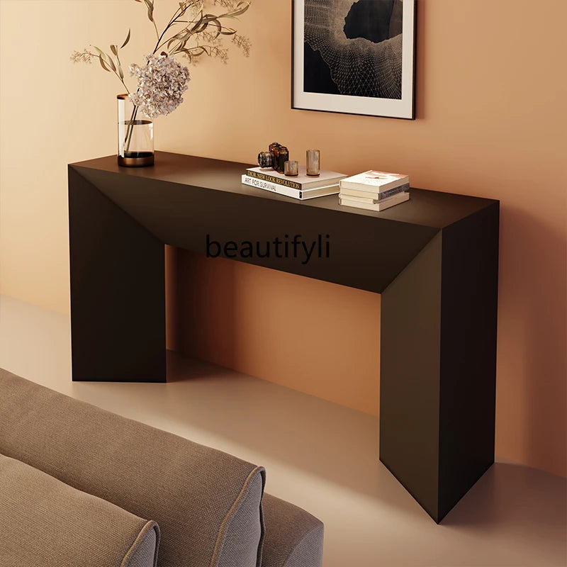 Italian Light Luxury Strip Table Console Modern Minimalist Decoration Entrance Cabinet